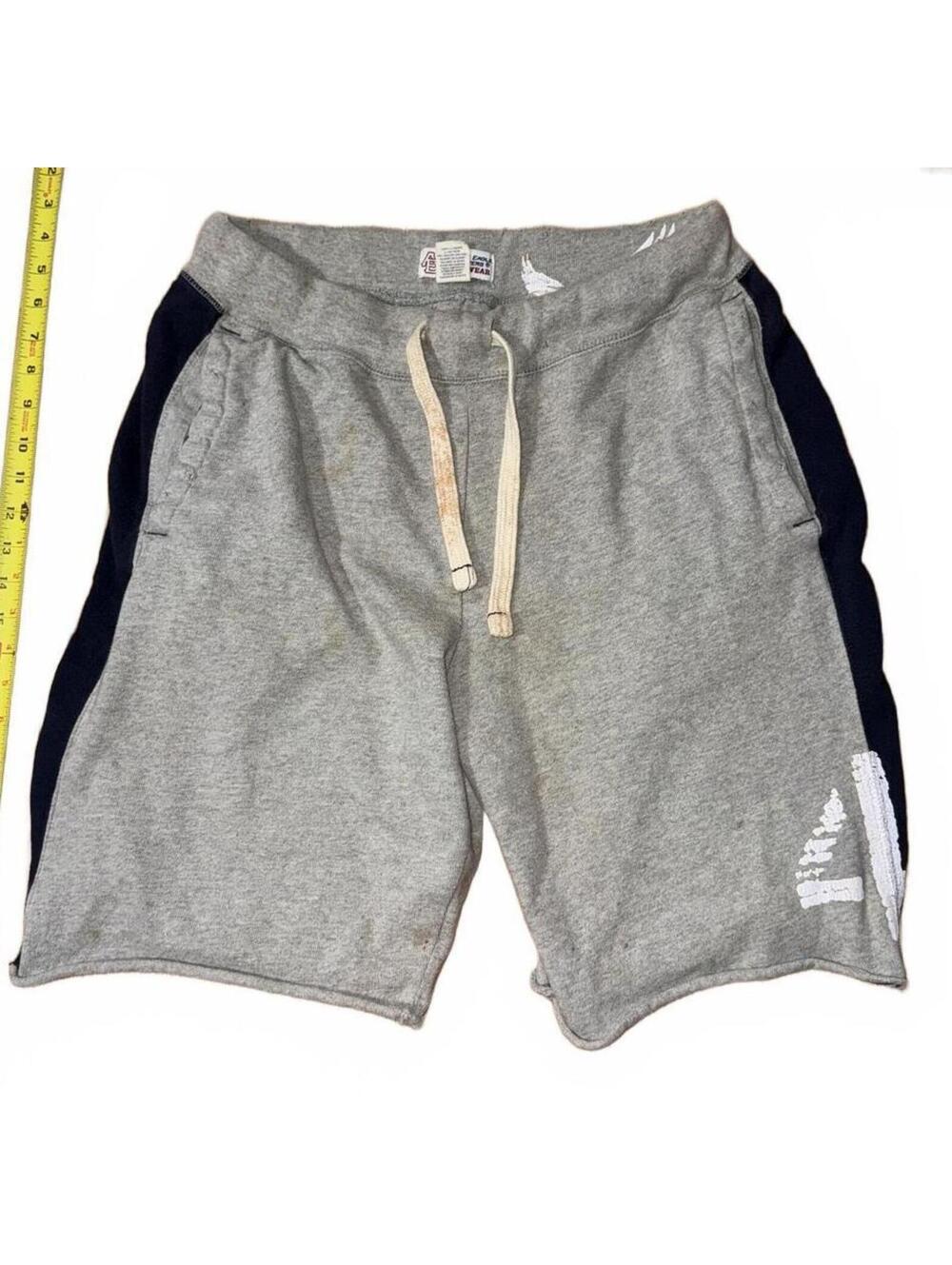 Vintage Y2K American Eagle Grey Cotton Sportswear Shorts M